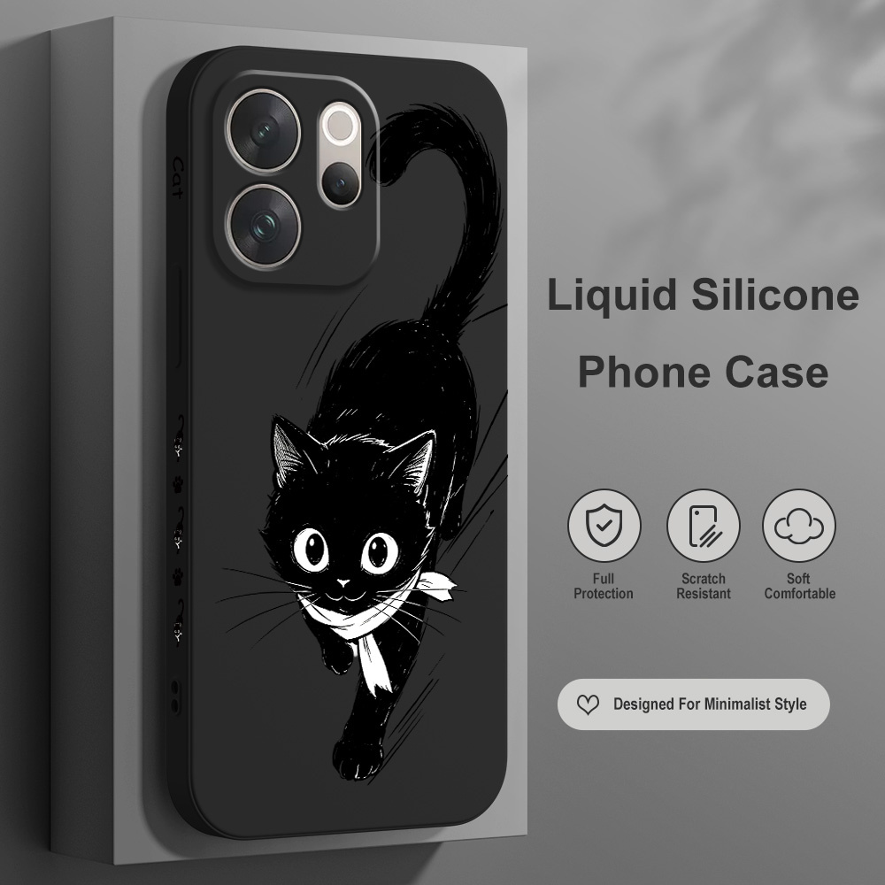 Vivo V40 - Kitten Chasing Phone Case For Vivo