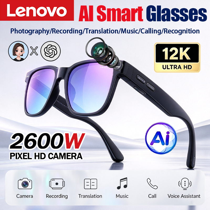 Lenovo AI Smart Glasses 12KHD  - đánh giá và giá Smart Glasses Lens